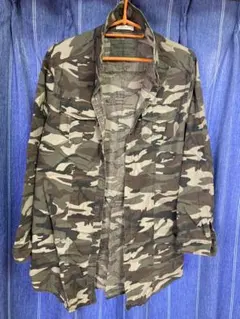 迷彩柄 長袖シャツ