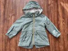 H&M ミリタリージャケットオリーブグリーン フード取り外し