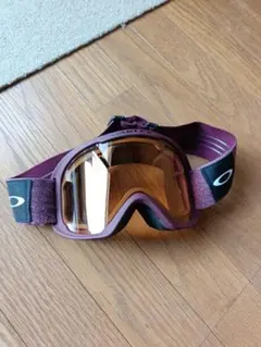 Oakley ゴーグル マルーン（中古品） 交換レンズ付き（交換レンズは未使用）