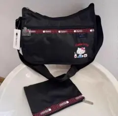 【新品】LeSportsacレスポートサック キティ　ショルダーバッグ　ポーチ