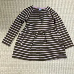 PETIT BATEAU ストライプ ワンピース 110cm