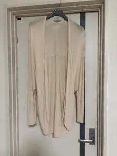 indexインデックス長袖カーディガンドルマンスリーブ薄手ロングレーヨン羽織春M