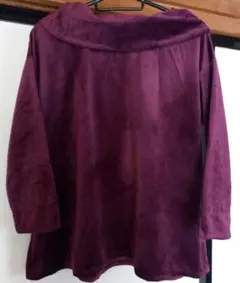 ベルベット　長袖トップス