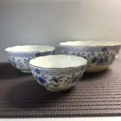 ナルミ　ミラノシリーズ　入れ子ボウル　大中少　3点セット　金彩　梅の花のサムネイル