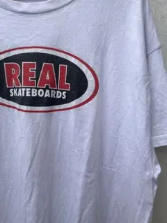 00's REAL SKATEBOARDS OVAL LOGO TEE XL