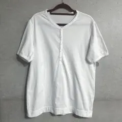 ギローバー ナノユニバース別注 鹿子 ヘンリーネックTシャツ 白 - メルカリ