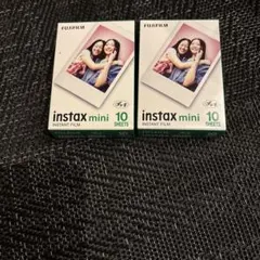 FUJIFILM instax mini 10枚入りフィルム 2パック