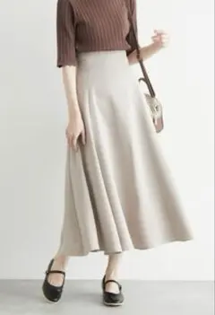 ROPE' PICNIC レースアップフレアスカート