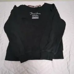 JENNYloveリボン付きブラックトレーナー 150cm