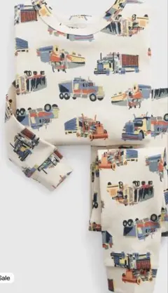GAP トラック柄ベビーパジャマセットのサムネイル