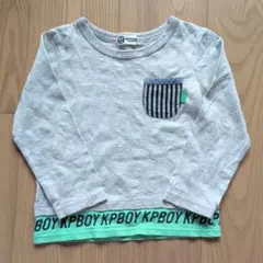 KP BOY 長袖トップス　100cm グレー