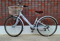 マハロ MAHALO キッズ ジュニア 女児 26インチ 変速付き自転車 タマコシ 子ども用自転車 26インチ マハロジュニア5th (外装6段