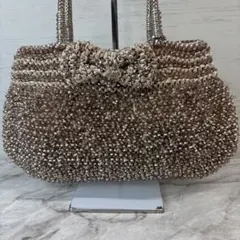 極美品】 アンテプリマ ワイヤーハンドバッグ ゴールド ターンロック