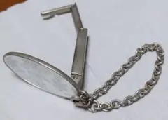 ステンレススチール チェーン付き丸型バック掛け　アクセサリー