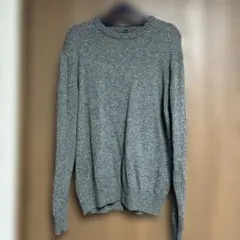 무인 양품 그레이 니트 심플