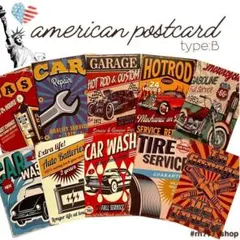 アメリカンポストカード10枚　ビンテージ　インテリア　ウォールデコ　コラージュ