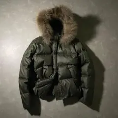 y2k archive ダウンジャケット フォー付き ダブルジップ （S）