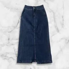 AZUL by moussy デニム バックスリット ハイウエストスカート