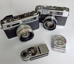レストア用カメラ】キヤノン、ミノルタ、ヤシカ、フジカ 4台セット売り
