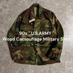 90s U.S.ARMY ウッドカモ ミリタリージャケット 米軍実物デッド XS