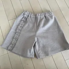 hakka kids フリル付きグレー半ズボン