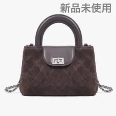 キルティング チェーン ショルダーバッグ チェーンバッグ バッグ スエード