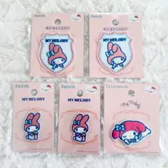 セリア マイメロディ－ワッペン 5枚セット