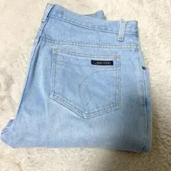 【古着】Calvin Klein ライトブルーデニムパンツ メンズ