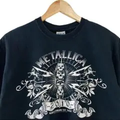 METALLICA メタリカ バンド ブラック 黒 両面 プリント Tシャツ