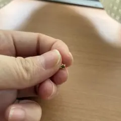 K18（キャッチK10）星型ゴールドスタッドピアス