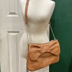 ショルダーバッグ ポシェット リボン型