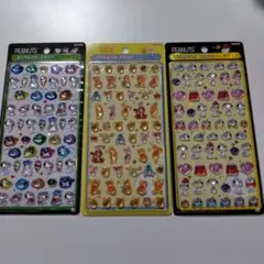 【正規品】くまのプーさん＆スヌーピーボンボンドロップシール 3枚セット