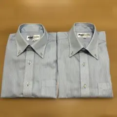 XEBEC COOLBIZ ストライプ ワイシャツ Mサイズ 2枚セット