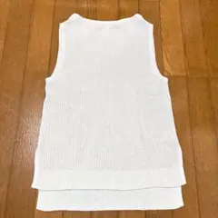 ページボーイ　ベスト　ノースリーブ　ニット　サマーニット