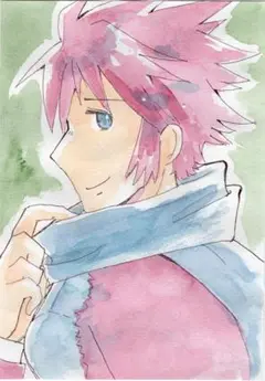 手描きイラスト　サモンナイト3　レックス