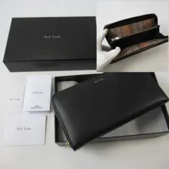 【新品未使用】希少　ポールスミス　P995 コードバンレザー　かぶせ長財布 新品未使用】希少 ポールスミス P995 コードバンレザー かぶせ長財布