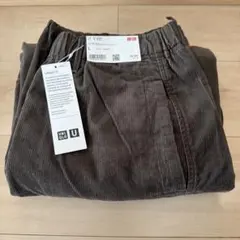 コーデュロイユーティリティパンツ　36ブラウン　L　uniqloU ユニクロユー