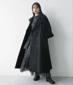 ウールオーバーロングコート HARE ハレ ジャケット アウター チェスター