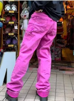 カーゴパンツ　ヴィンテージ　ボトムス　ピンク