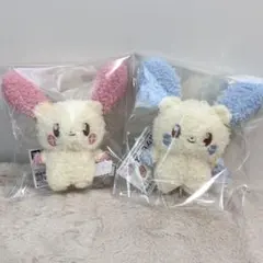 ①ポケピース ぬいぐるみボールチェーンマスコット プラスル マイナン 포켓몬