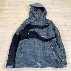 1.20 BLUE BLOOD ブルーブロット スノーボードジャケット 総柄 L