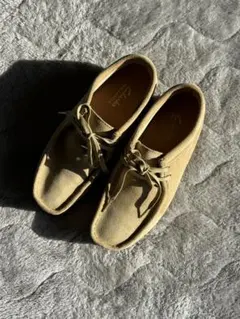 クラークス ワラビー WP メープル スエード モカシン 防水