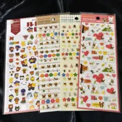 힘내라! 루루로로 곰의 굉장한 인감 4장 세트