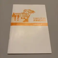 TOEFLテスト英単語3800 分野別単語リスト 書き込みあり