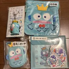 ハンギョドン 40ミニポーチ・ステッカーセット・キーホルダー