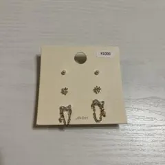 カジュアルピアス3ペアセット