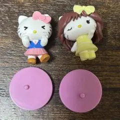 ハローキティ　チョコエッグ　令和アイドル　指ハート