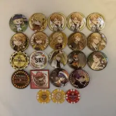 浦島坂田船 缶バッジ カジノチップ 22個セット