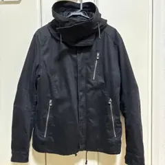 KADOYAライダースジャケット ブラック ショールカラー メルトン 