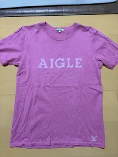 AIGLE ピンク 半袖 Tシャツのサムネイル